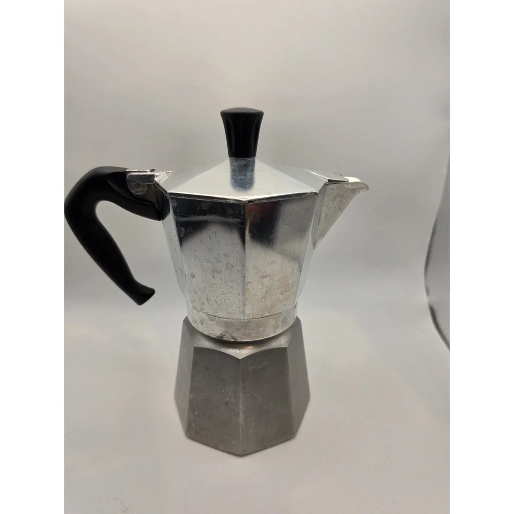 Used Bialetti Moka Express Coffee Maker - 6 Cup - Silver